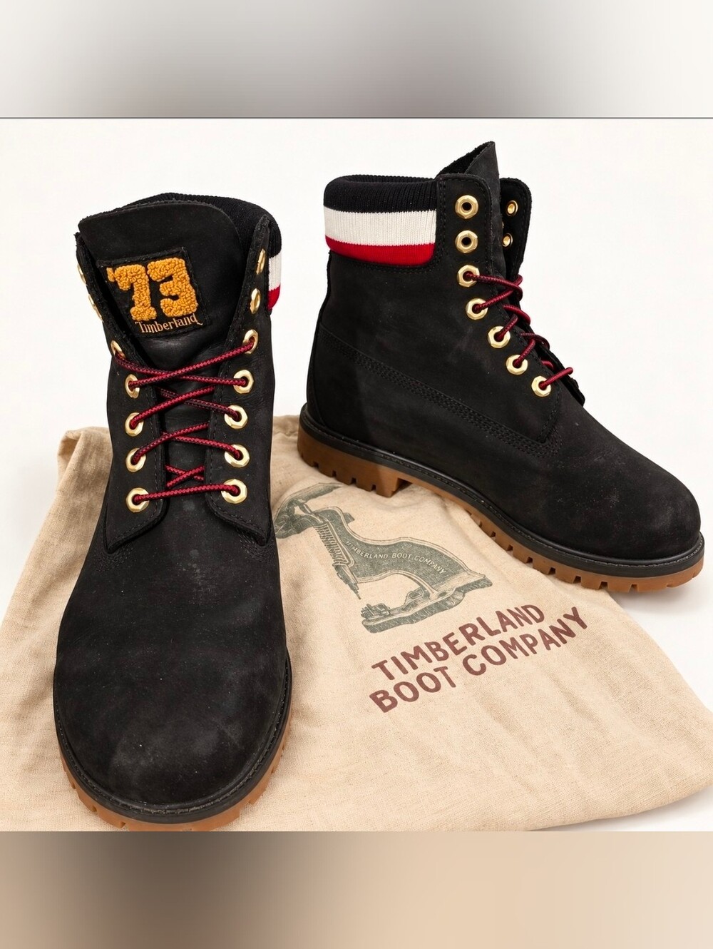 Timberland Premium Heritage 6” Waterproof Boots Black Men’s 9.5 A2GZ9